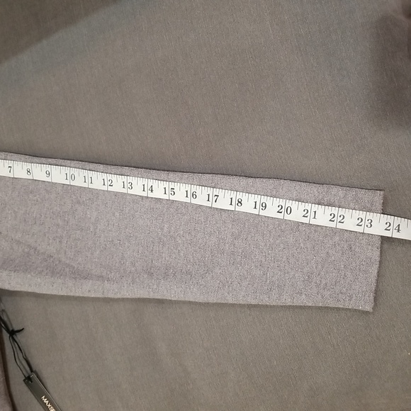 Max Sport Women Maxi Open Front Cardigan  Size L Gray Heather Abalone - Picture 10 of 12